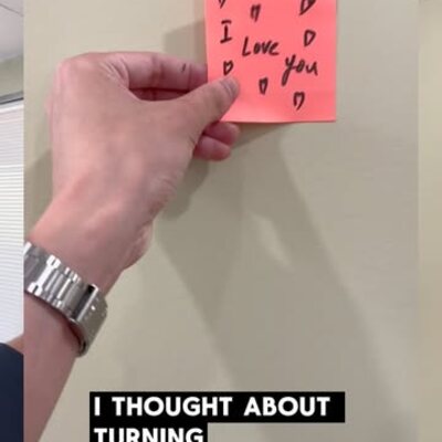 I love you note reel